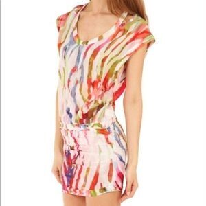 IRO Paris Makena Silk-Blend Mini Dress US 6